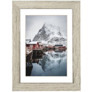 Marco de madera Oslo 30x40 cm pino gris