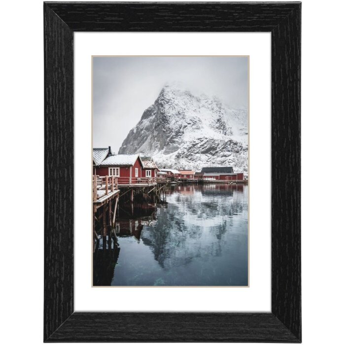 Marco de madera Oslo 40x50 cm negro
