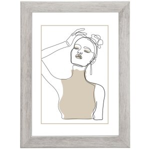 Marco de madera Hama Copenhague 50x70 cm topo con...