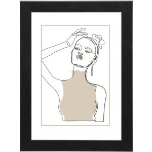 Marco de madera Copenhague 40x50 cm negro