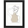 Marco de madera Copenhague 50x70 cm negro
