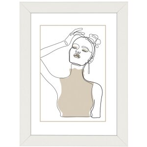 Marco de madera Copenhague 50x70 cm blanco