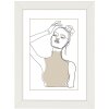 Marco de madera Copenhague 50x70 cm blanco