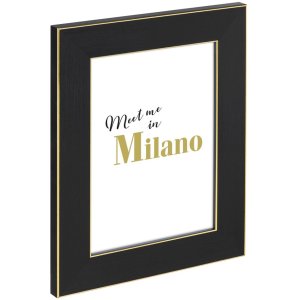 Marco de fotos Milano 10x15 cm y 13x18 cm negro