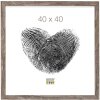 Marco de madera S45RH7AR gris-beige Cristal antirreflectante