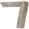 Marco de madera S45RH7AR gris-beige Cristal antirreflectante