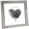 Marco de madera S45YD cristal antirreflejos plata y bronce