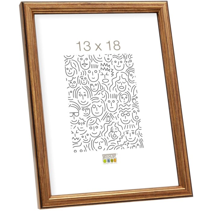 Deknudt S236A1 Marco de madera 18x24 cm dorado