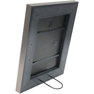 Marco de plástico S41N plata 40x50 cm Cristal premium