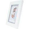 Marco de plástico S41N blanco 13x18 cm cristal premium