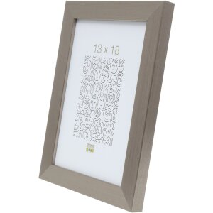 Marco de plástico S41VD1 plata 10x15 cm cristal antirreflejos