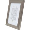 Marco de plástico S41VD1 plata 30x40 cm cristal antirreflejos