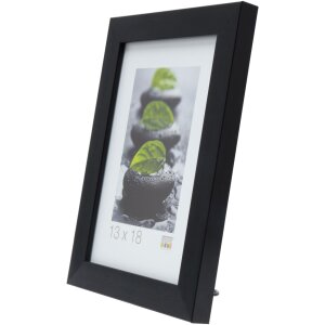 Marco de plástico S41VH2 negro 15x15 cm cristal antirreflejos