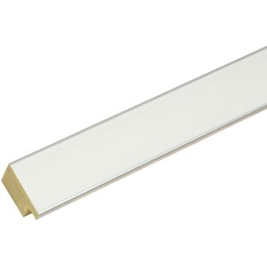 Marco de plástico S41VK blanco 18x24 cm Cristal premium