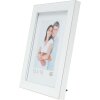Marco de plástico S41VK blanco 18x24 cm Cristal premium