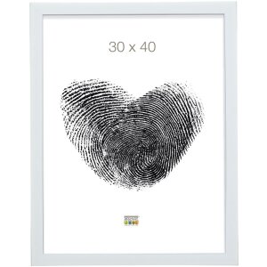 Marco de plástico S41VK blanco 30x40 cm Cristal Premium