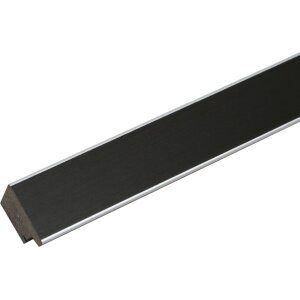Marco de plástico S41VK negro 13x18 cm cristal premium