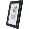 Marco de plástico S41VK negro 13x18 cm cristal premium