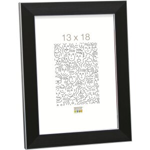 Marco de plástico S41VK negro 30x40 cm cristal...