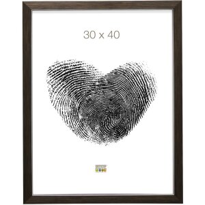 Marco de plástico S41VK marrón 20x30 cm Cristal premium