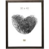 Marco de plástico S41VK marrón 30x40 cm Cristal premium