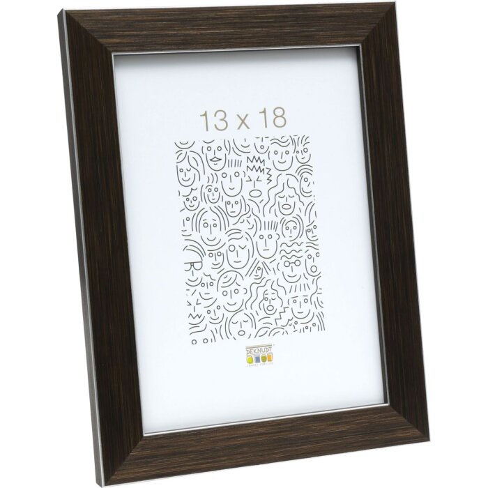 Marco de plástico S41VK marrón 40x50 cm Cristal premium