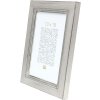 Marco de madera S42L plata 10x15 cm cristal premium
