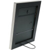 Marco de madera S42L plata 20x30 cm Cristal premium