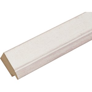 Marco de madera S42L blanco 24x30 cm cristal premium
