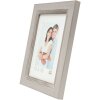 Marco de madera S42L beige 20x30 cm Cristal Premium