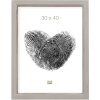 Marco de madera S42L beige 20x30 cm Cristal Premium