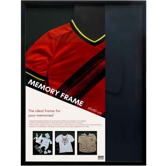 Marco Jersey 60x80 cm Marco camiseta negro