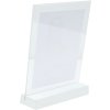 Portafotos de madera S58RV blanco 13x18 cm