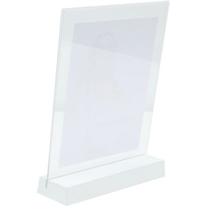 Portafotos de madera S58RV blanco 15x20 cm