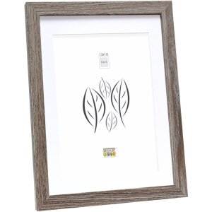 Marco de madera S66KH3 marrón-gris 30x30 cm con...
