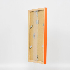 Marco de madera Top Cube 10x10 cm naranja cristal normal