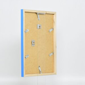 Marco de madera Top Cube 10x10 cm cristal azul antirreflejos