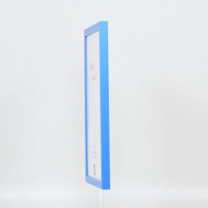 Marco de madera Top Cube 10x10 cm cristal azul antirreflejos
