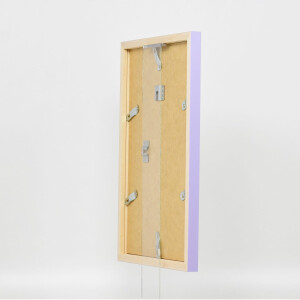 Marco de madera Top Cube 10x10 cm lila cristal antirreflejos