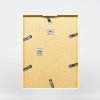 Efecto marco de madera perfil 35 marrón claro 10x10 cm cristal de museo