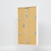Marco de madera efecto Perfil 35 blanco 10x10 cm cristal normal + separador