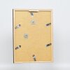 Efecto marco de madera perfil 33 wengué 10x10 cm cristal de museo