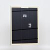 Efecto Marco de madera Perfil 89 azul 10x10 cm Vidrio de museo