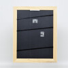 Efecto Marco de madera maciza Perfil 30 blanco 10x10 cm Vidrio de museo