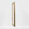 Efecto marco de madera perfil 94 oro 10x10 cm cristal acrílico