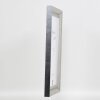 Efecto marco de madera maciza perfil 28 plata 10x10 cm cristal de museo