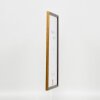 Efecto Marco de madera maciza Perfil 22 marrón-oro 10x15 cm Cristal antirreflejos