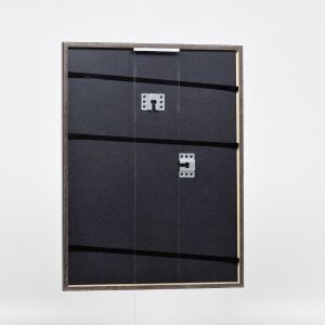 Efecto marco de madera perfil 23 azul 10x15 cm cristal antirreflejo