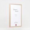 Efecto marco de madera perfil 35 marrón claro 10x15 cm cristal antirreflejos