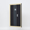 Efecto marco de madera perfil 2210 negro 10x15 cm cristal acrílico